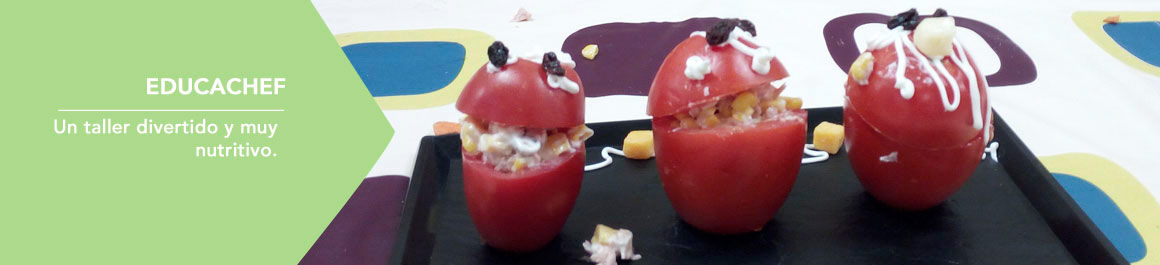 Un taller muy divertido y muy nutritivo, donde los niños aprenden la importancia de una correcta y variada alimentación.